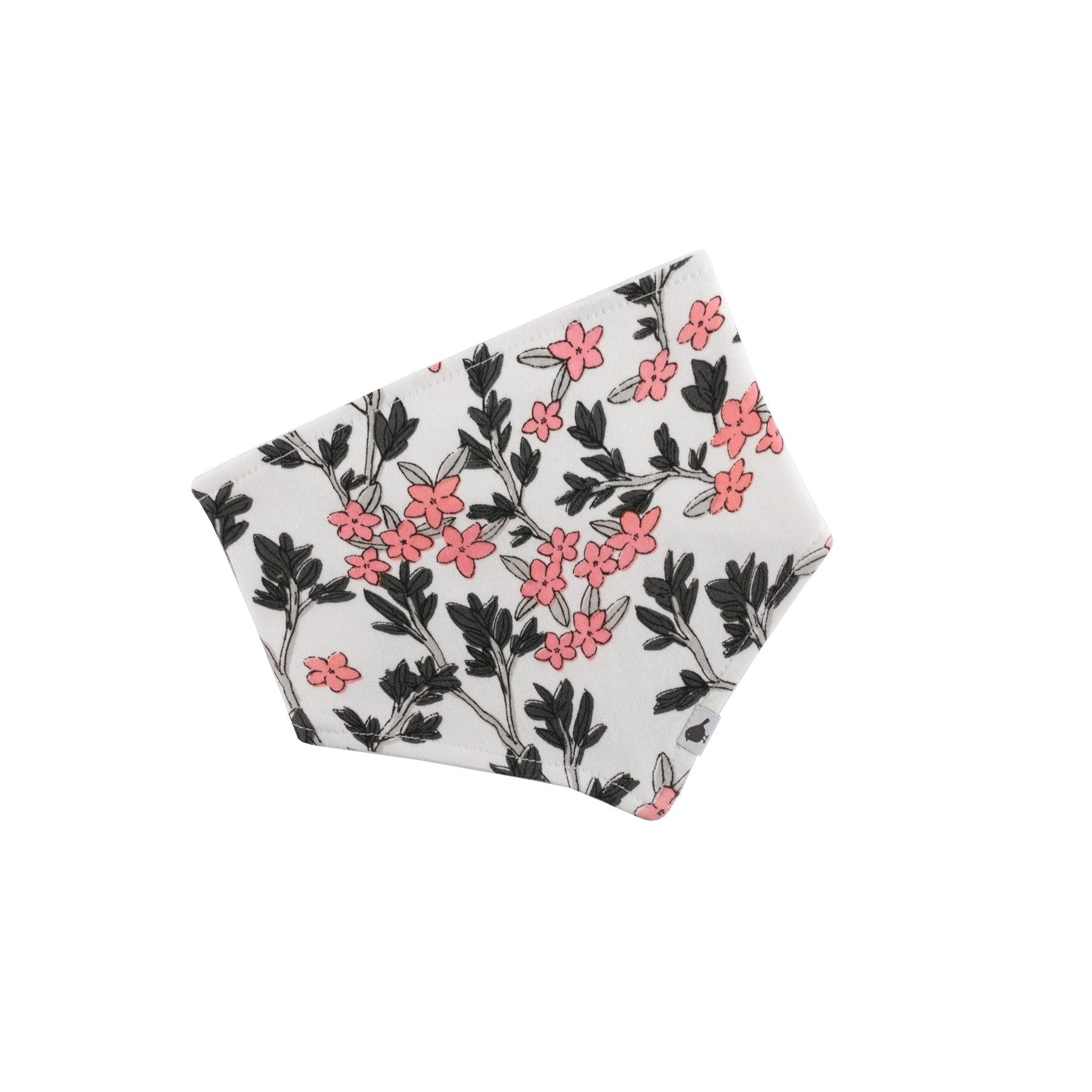 Messy Wild Flowers Bandana Bib