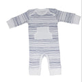 Navy Scribble Romper
