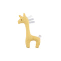 Yellow Gingham Giraffe Rattle