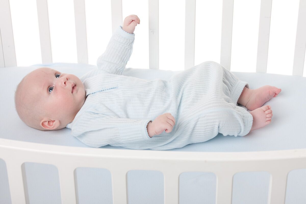 White Self Stripe Sleep Sack