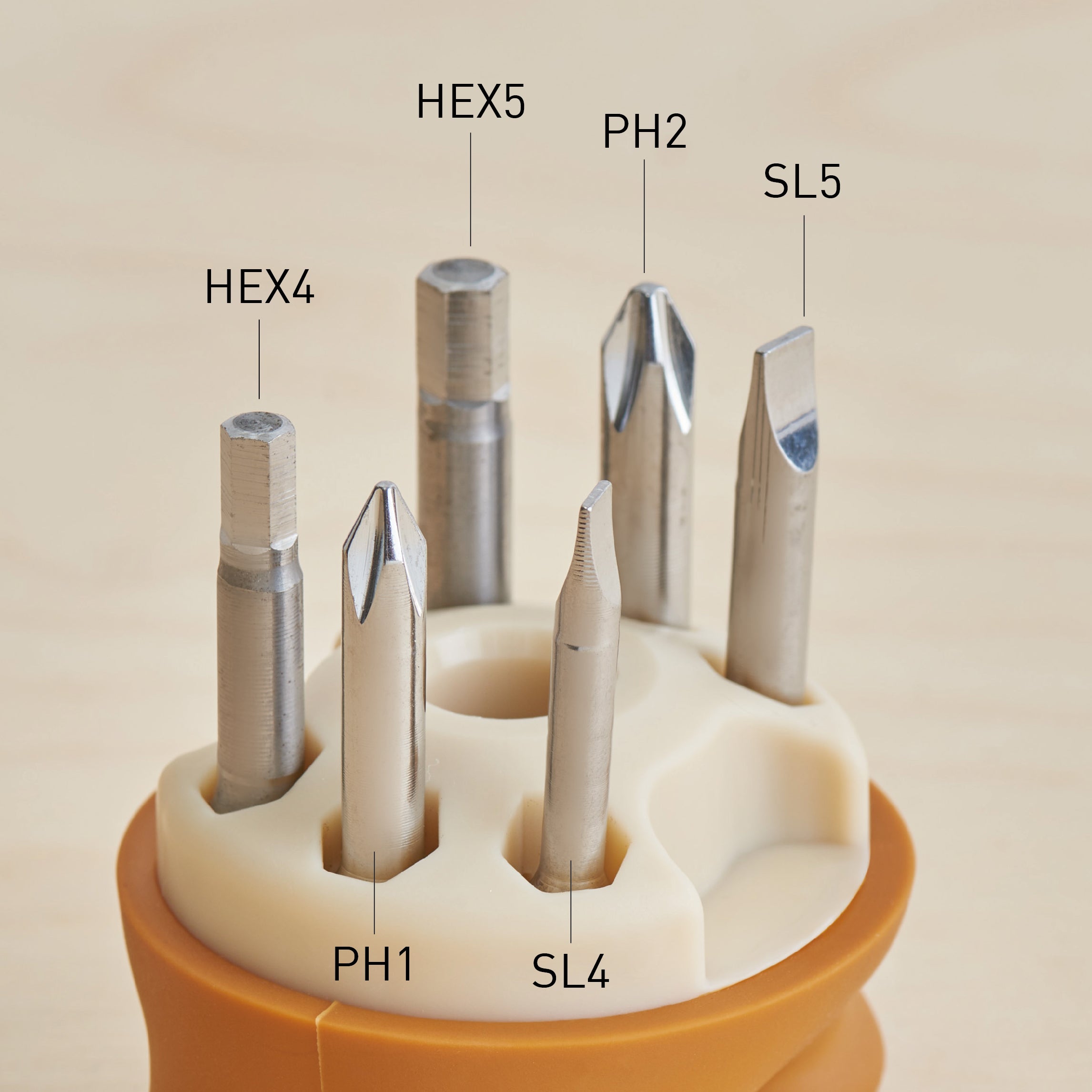 Grey Papa Bear Ratchet Screwdriver Set
