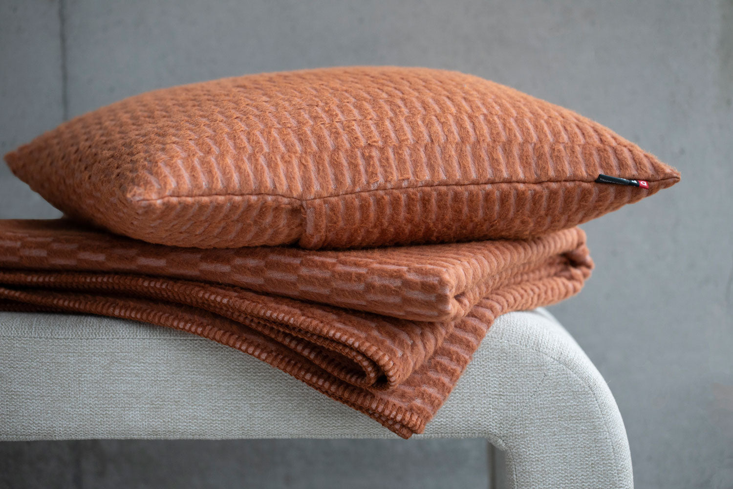 Copper Ribbed Carla Throw