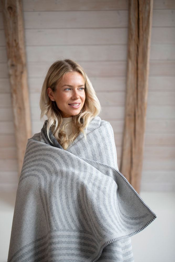 Grey Zen Organic Cotton Blanket