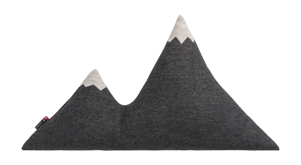 Charcoal Mountain Gondola (Filled) Cushion