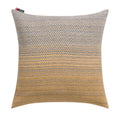 Gold Grey Gradient Herringbone Cushion 50 x 50 cm