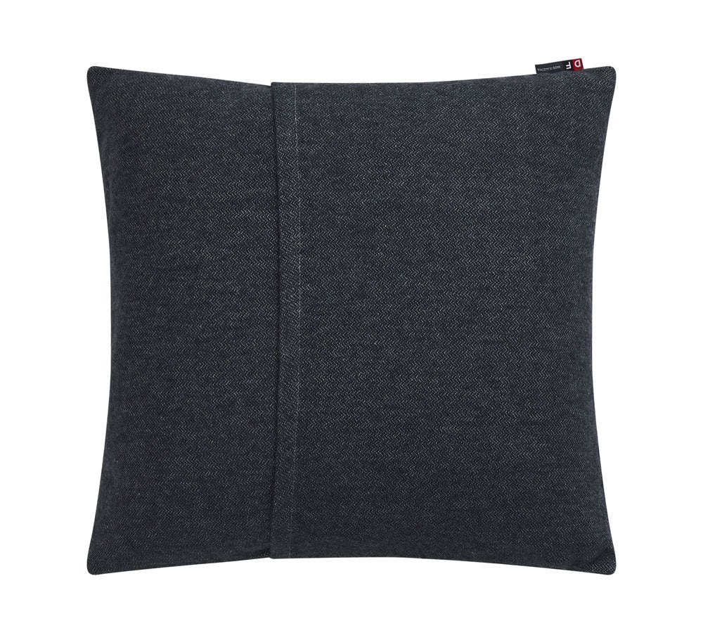 Charcoal Stag Heads Linear Cushion 50 x 50 cm