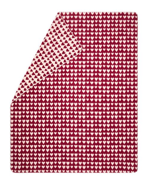 Bordeaux Hearts Savona Throw