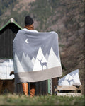 Grey Mountains Modern Savona Throw