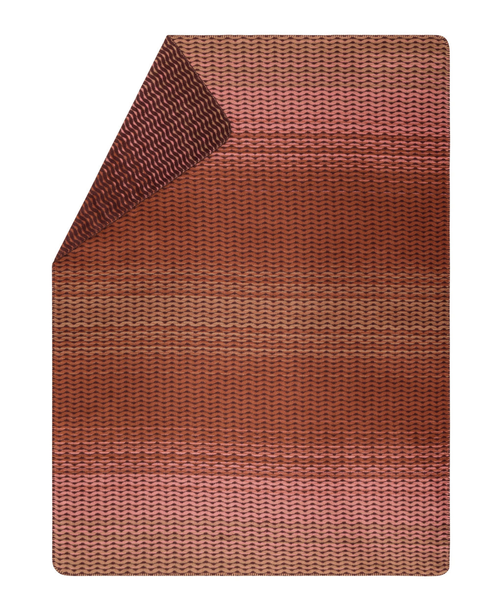 Red Waves Gradient Savona Throw