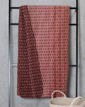Red Waves Gradient Savona Throw