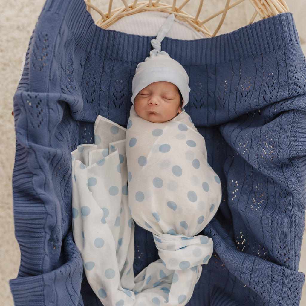Pale Blue Clouds Beanie