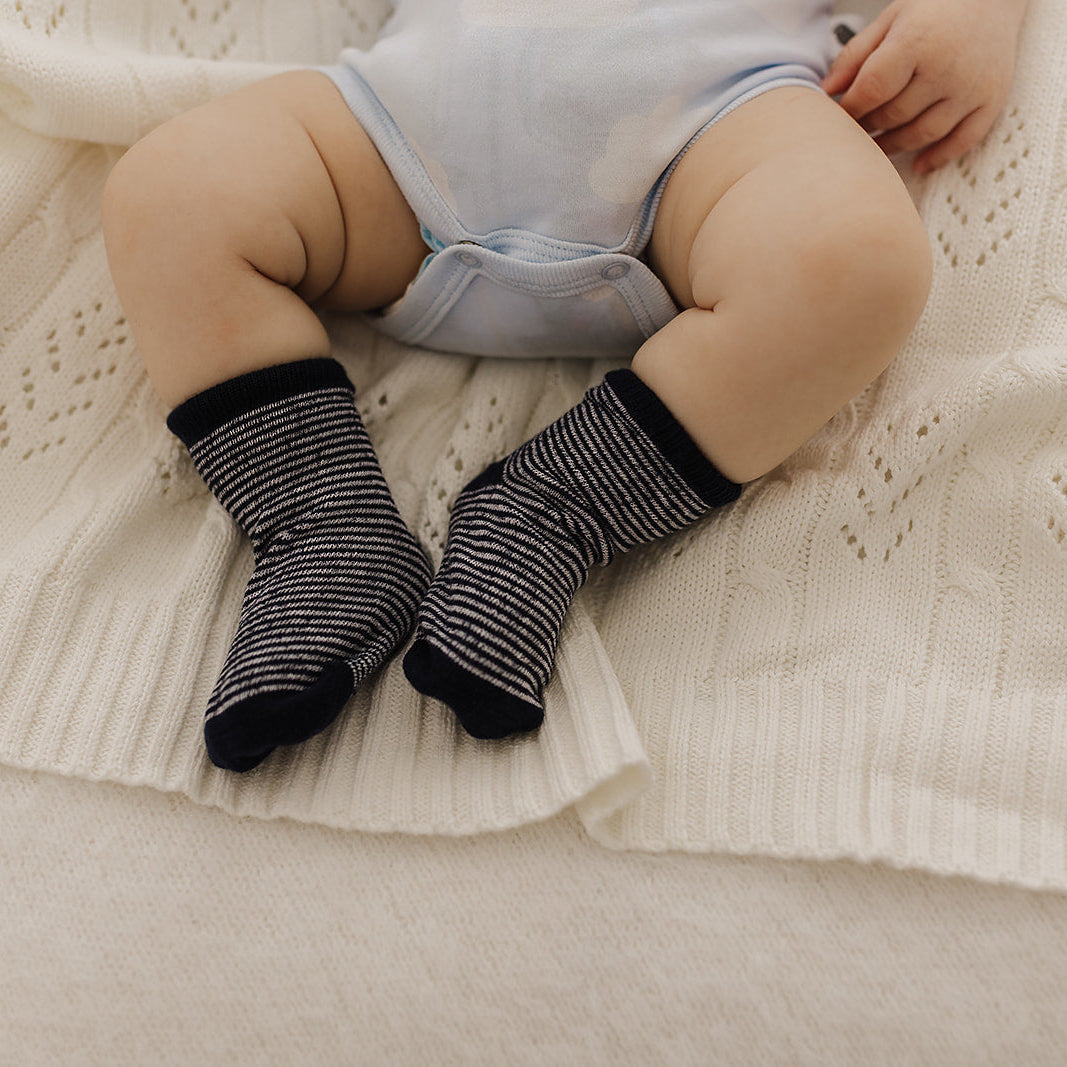 Navy & Grey Socks - 3 Pack