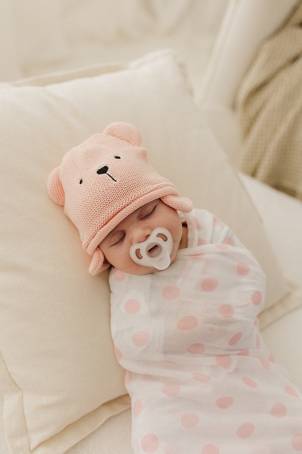 Pink Teddy Hat