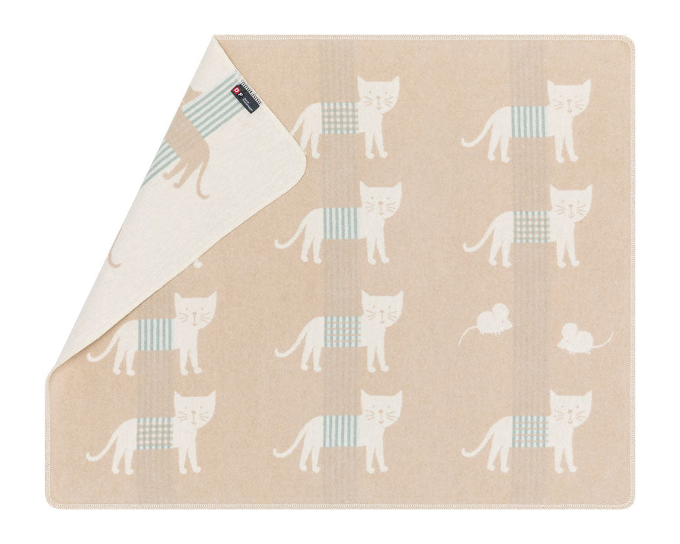 Ecru Cats Allover Juwel Bassinet Blanket