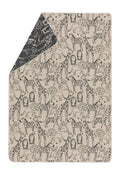 Ecru Safari Animals Juwel Cot Blanket