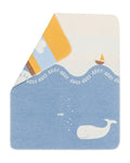 Blue Whale Ahoi Juwel Bassinet Blanket