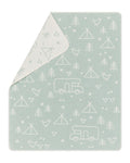 Light Green Camping Juwel Bassinet Blanket