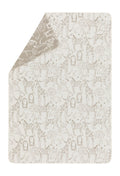 Off White Safari Animals Juwel Cot Blanket