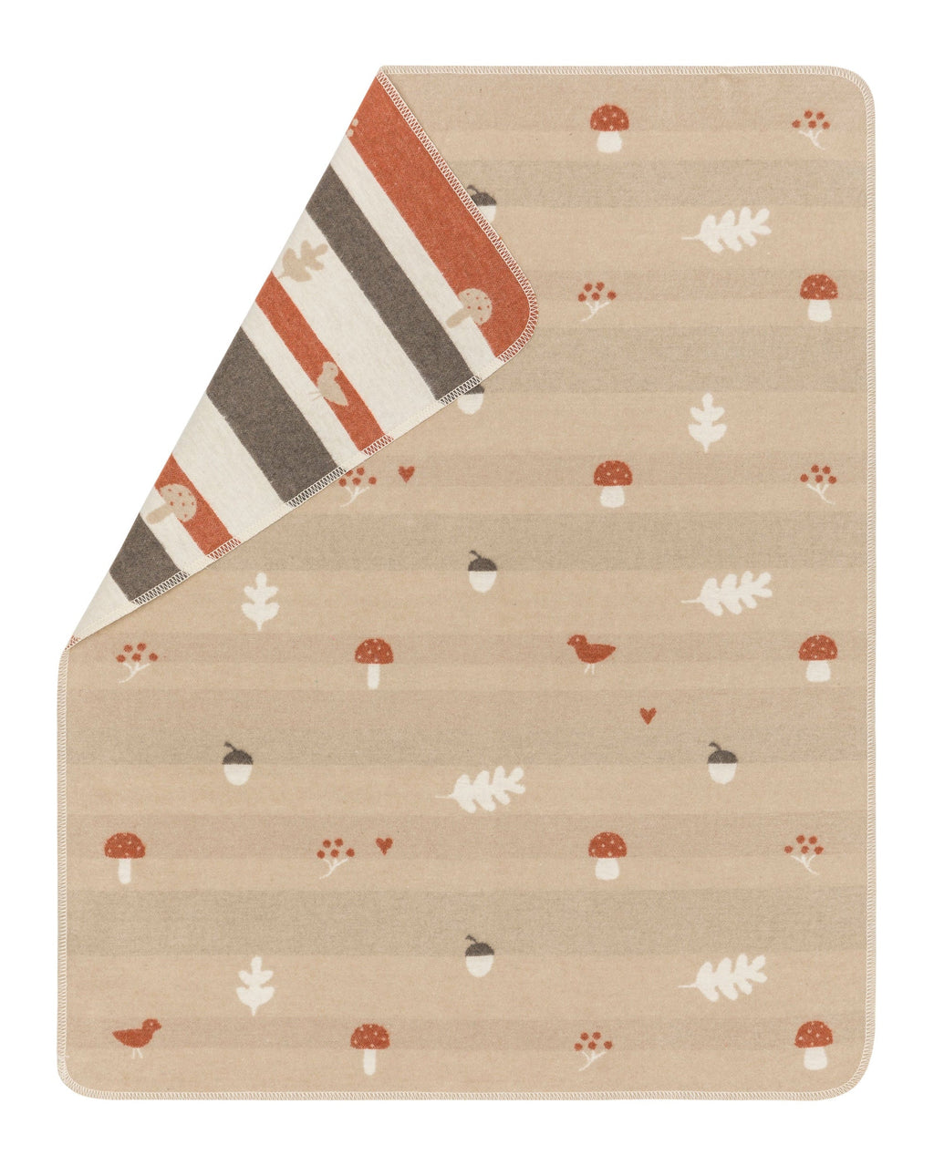 Ecru Forest Friends Juwel Bassinet Blanket