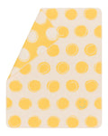 Yellow Happy Faces Embroidered Juwel Bassinet Blanket