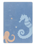 Blue Ocean Friends Juwel Cot Blanket 100 x 140 cm