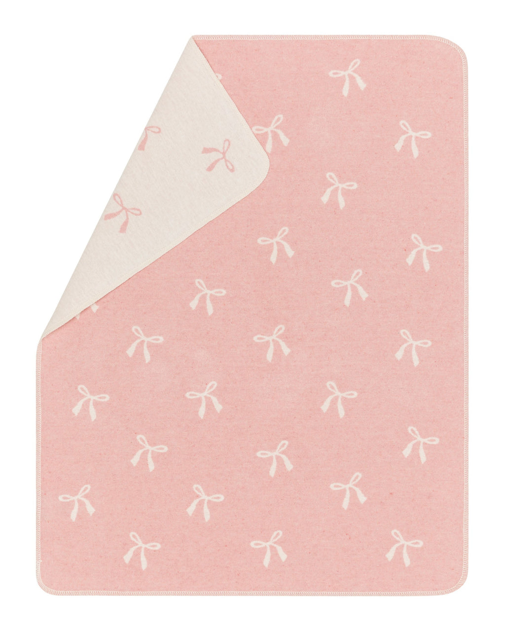 Pink Bows Allover Juwel Bassinet Blanket