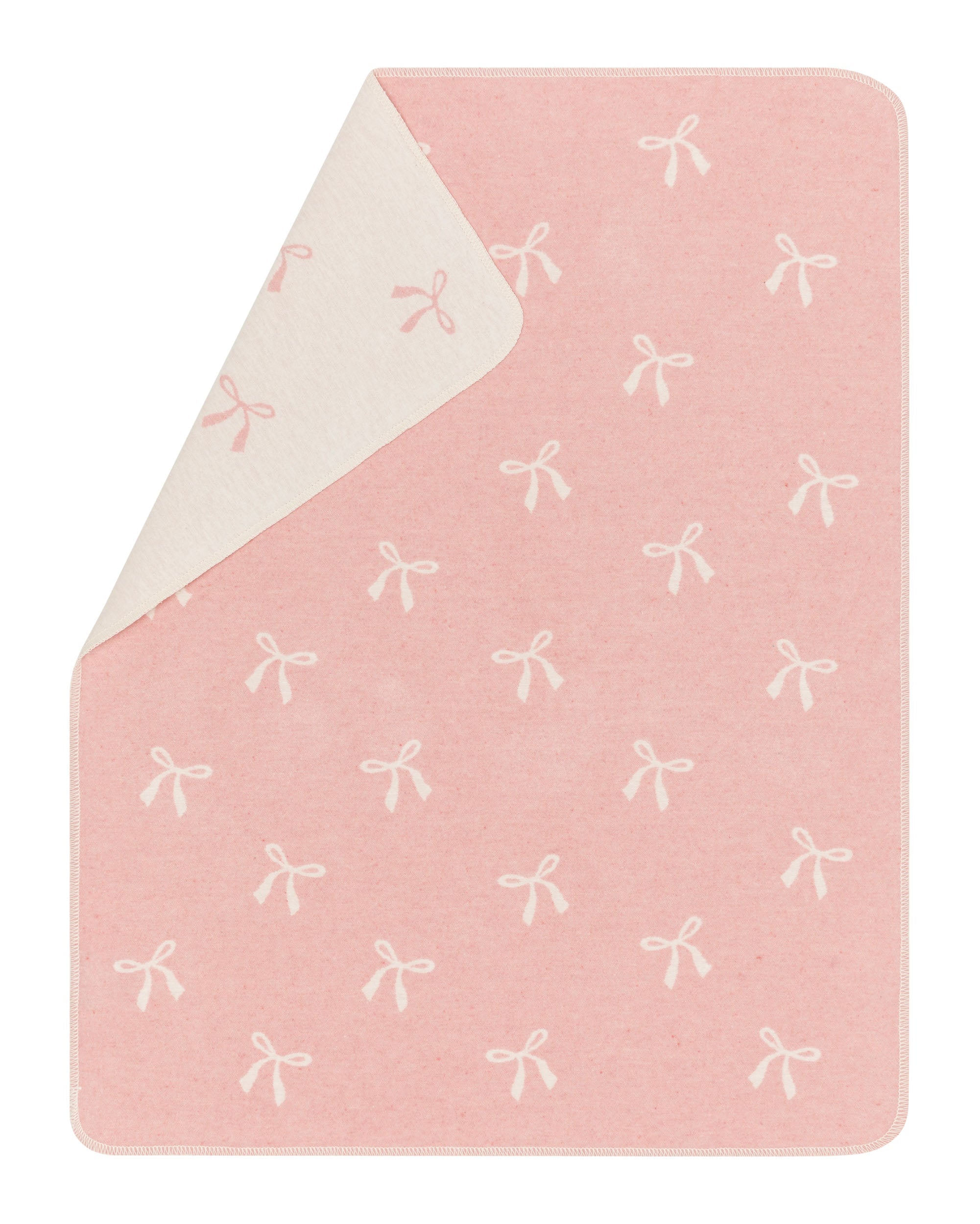 Pink Bows Allover Juwel Bassinet Blanket