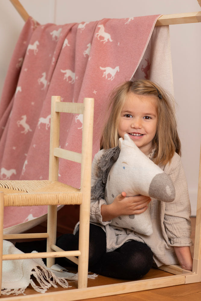 Rouge Horses Single Bed Blanket