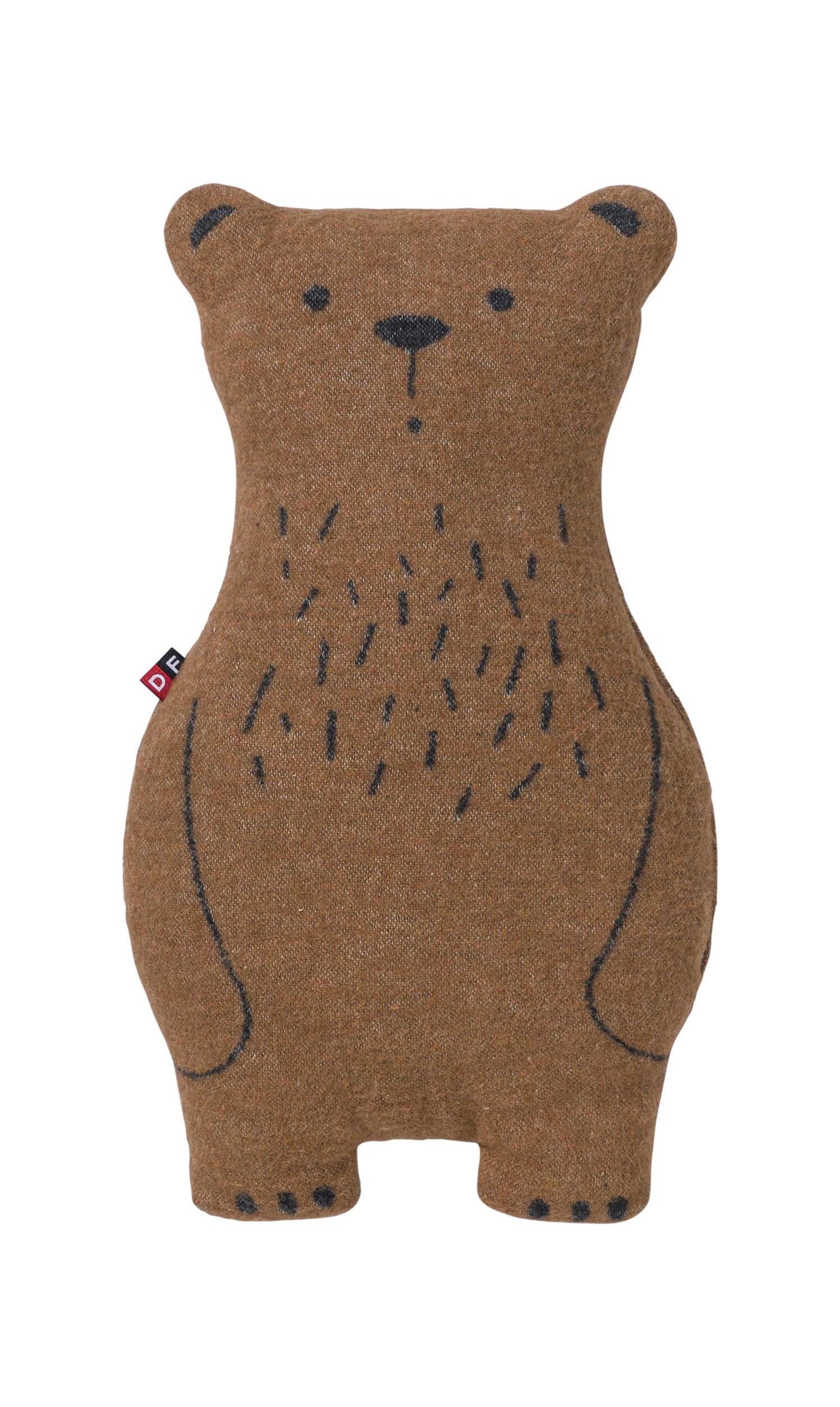 Brown Bear Cushion - Filled