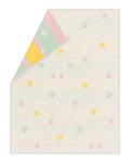 Off White Ladybugs Garden Organic Cotton Bassinet Blanket