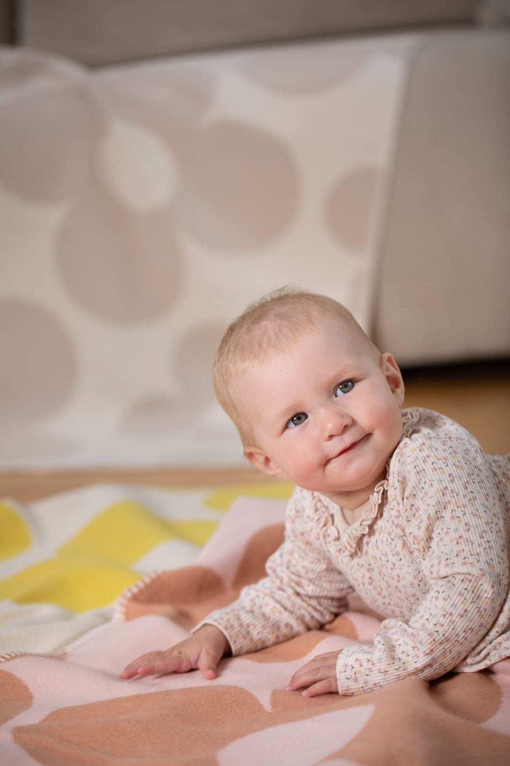 Rose Flowers Organic Cotton Bassinet Blanket