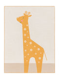 Off White Giraffe with Embroidery Lili Bassinet Blanket