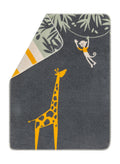 Charcoal Giraffe Maja Bassinet Blanket