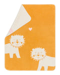 Gold Lions in Love Mila Bassinet Blanket