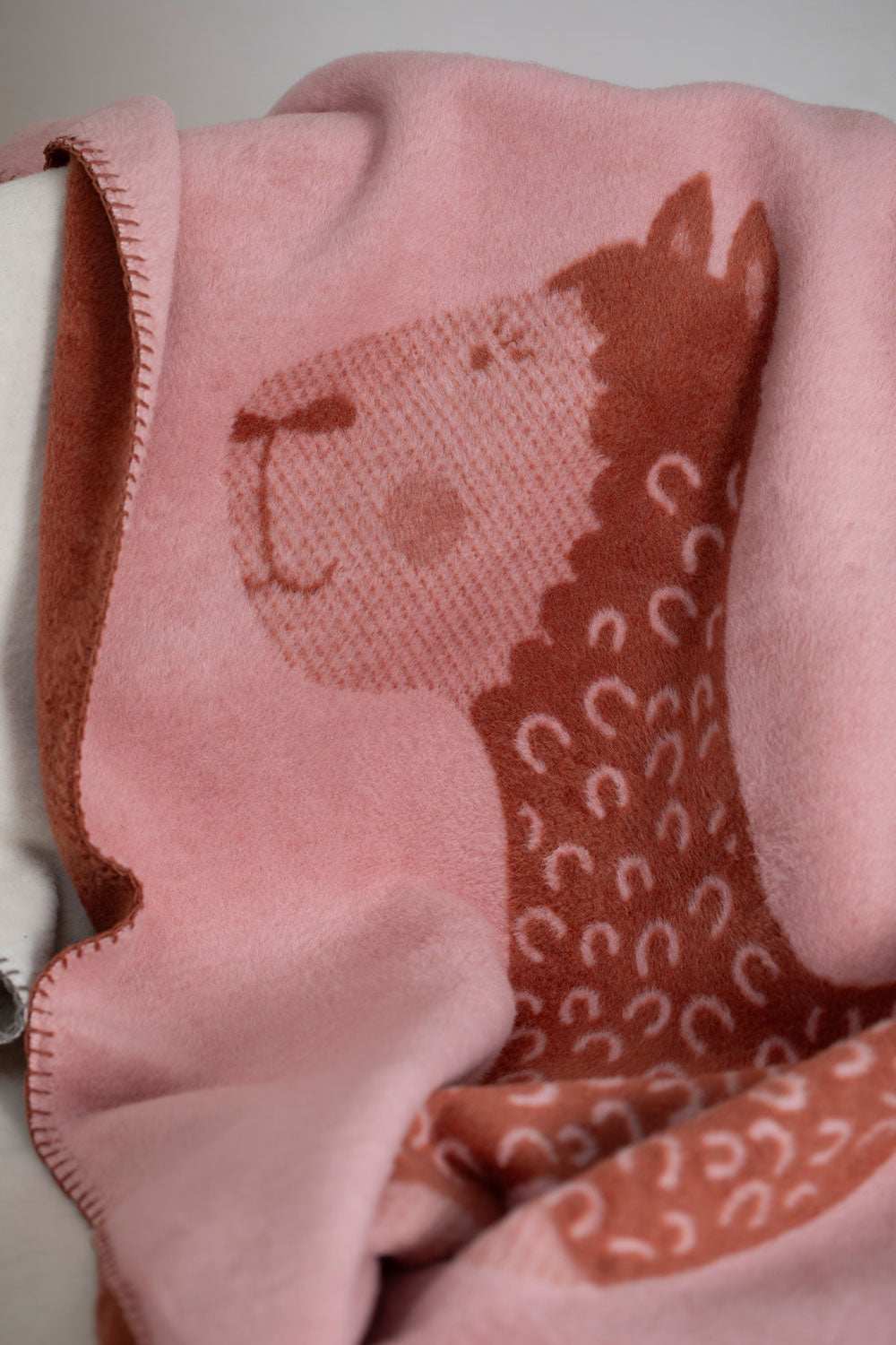 Rose Alpaca Mila Bassinet Blanket