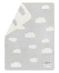 Grey Born To Sleep Embroidered Panda Bassinet Blanket
