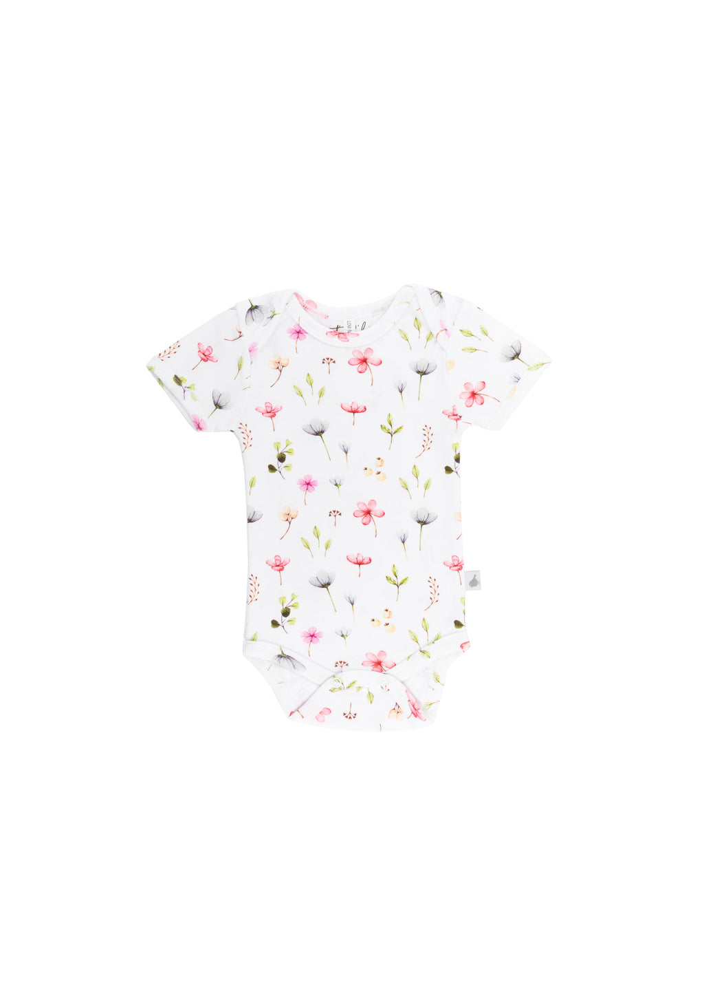 Fleur Organic Cotton Short Sleeve Bodysuit