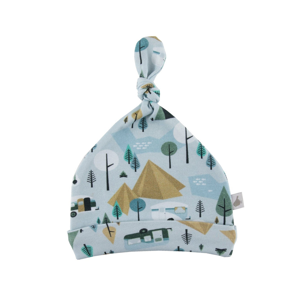 Retro Camping Organic Cotton Beanie