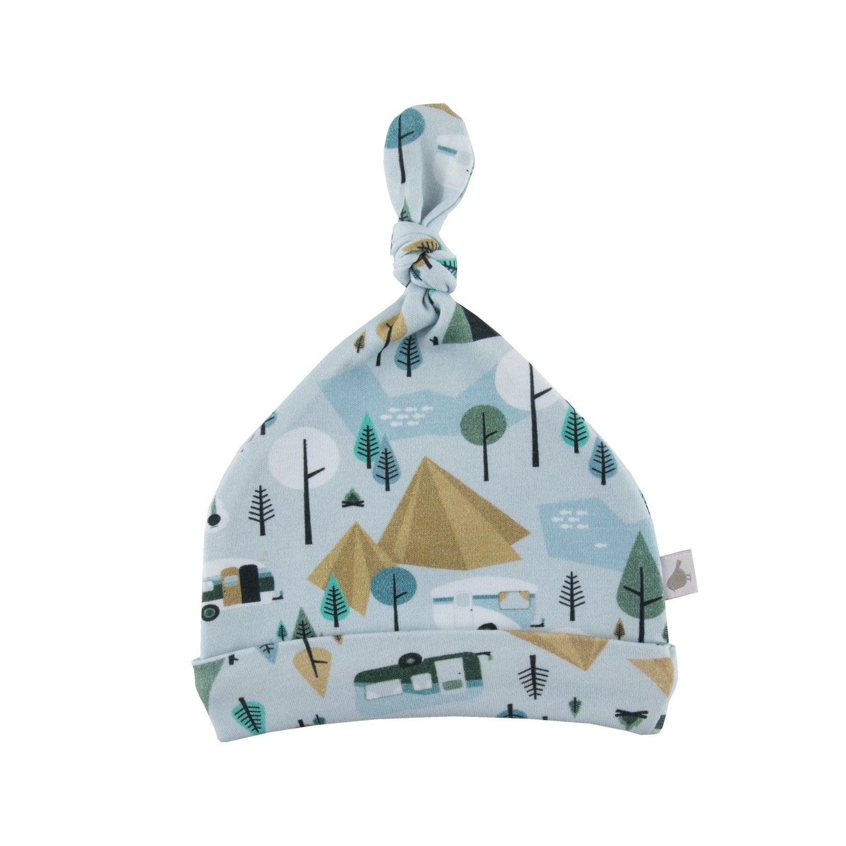 Retro Camping Organic Cotton Beanie