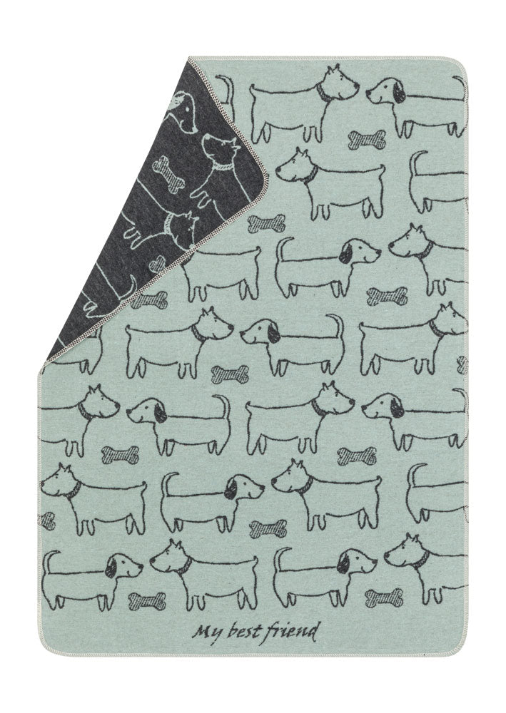 Light Green My Best Friends Allover Pet Blanket 70 x 90cm