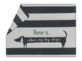 Grey Home is Where My Dog Sleeps Blanket 100 x 140 cm