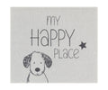 Grey My Happy Place Padded Pet Mat 70 x 80 cm