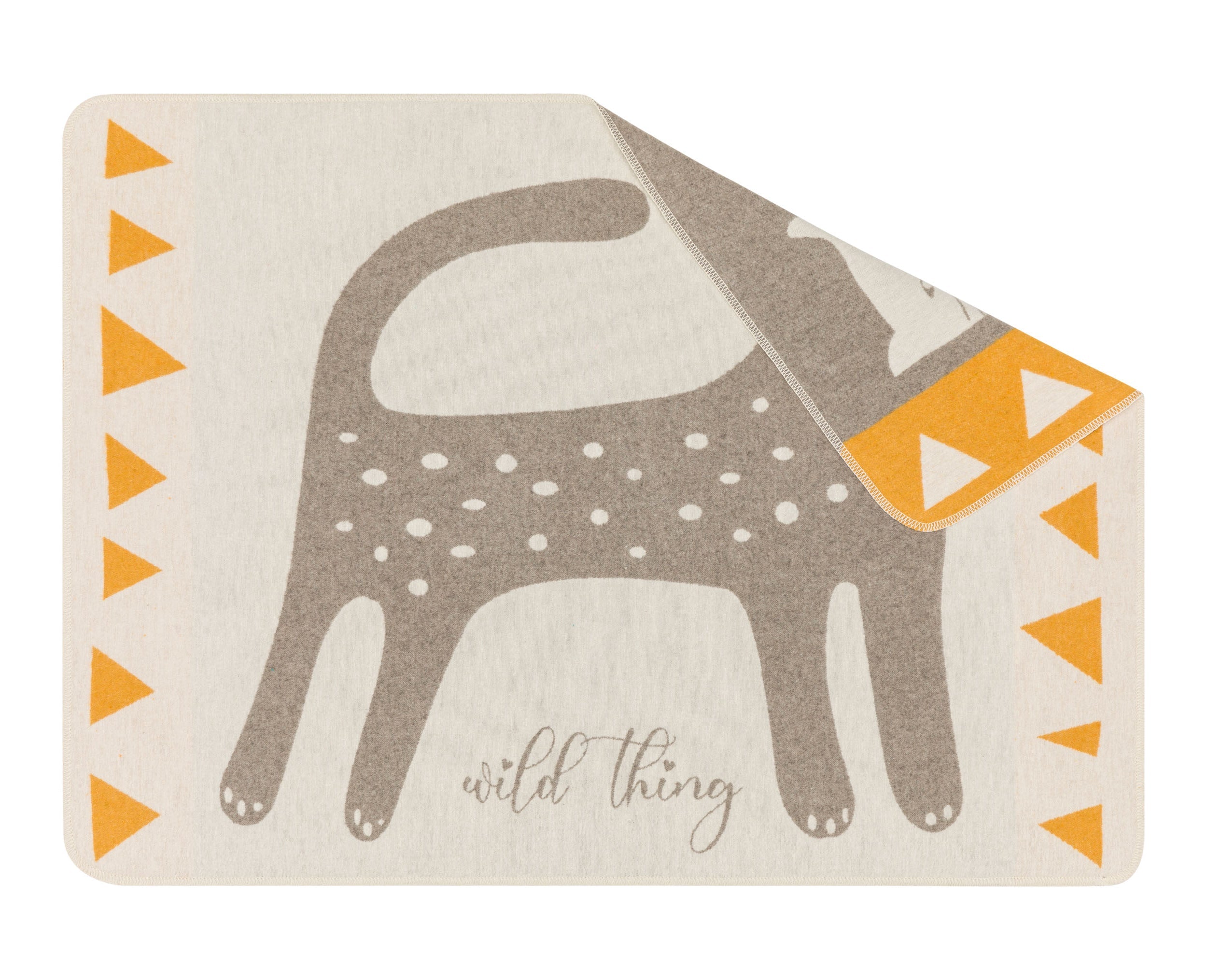 Off White Wild Thing Pet Blanket 70 x 90 cm