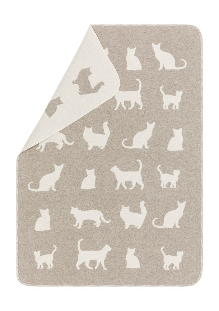Smoke Cats Allover Silhouettes Pet Blanket 70 x 90 cm