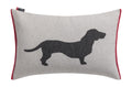 Grey Dachshund Nova Cushion 40 x 60 cm
