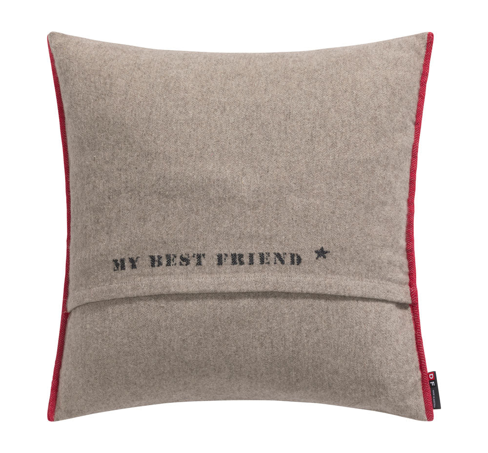 Smoke Labrador Cushion 50 x 50 cm