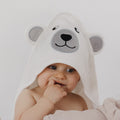 Polar Bear Baby Hooded Towel