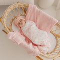 Pink Spots Muslin Wrap