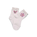 Butterfly & Flower Socks - 2 Pack