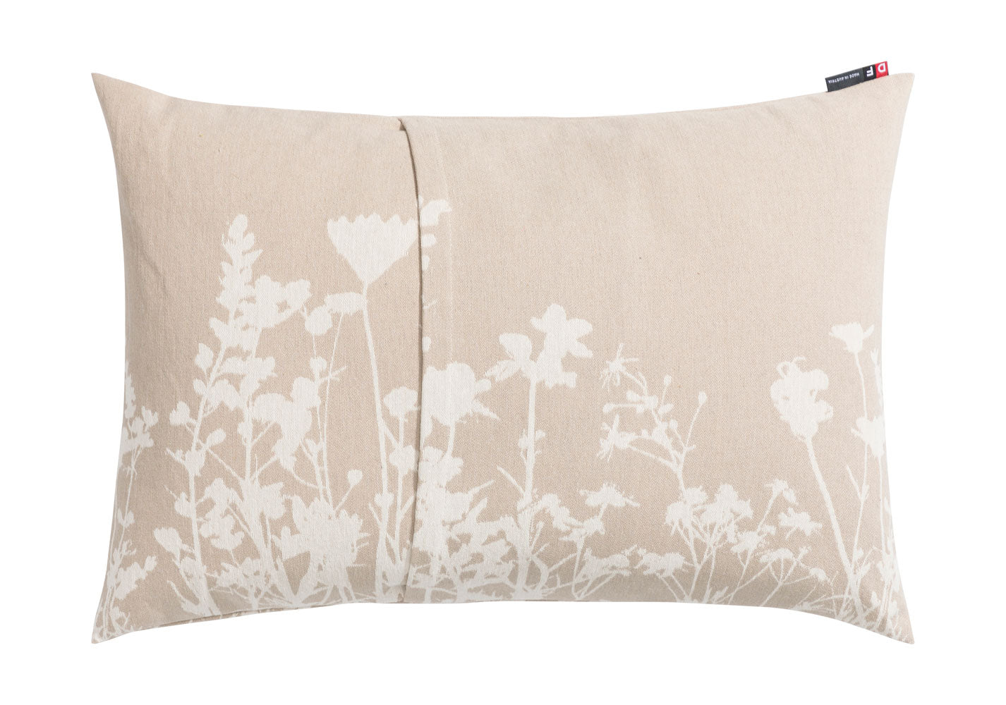 Beige Floral Silhouettes Porto Cushion 40 x 60 cm